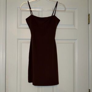 Sexy Brown Mini Dress